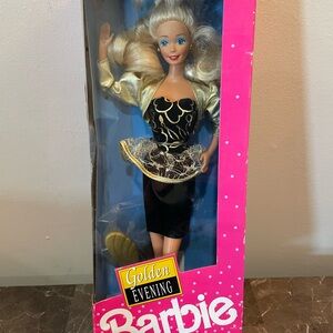 1991 Mattel Golden Evening Barbie Doll NIB
